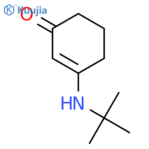 2-Cyclohexen-1-one, 3-[(1,1-dimethylethyl)amino]- structure