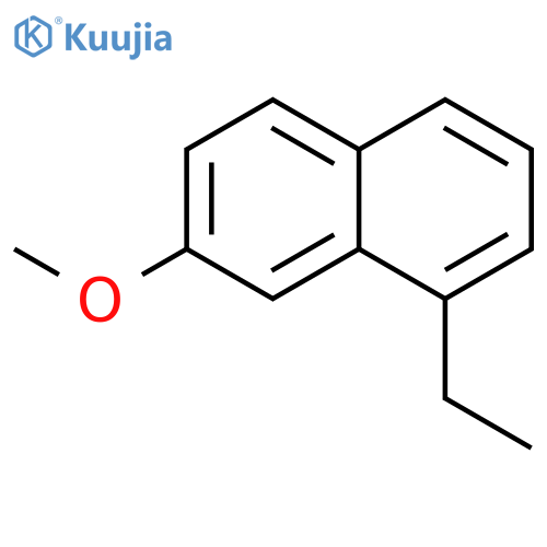 Naphthalene,1-ethyl-7-methoxy- structure
