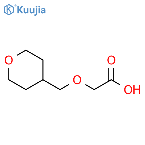 2-(oxan-4-yl)methoxyacetic acid structure