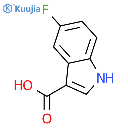5-Fluoro-1H-indole-3-carboxylic acid structure