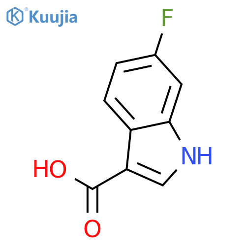 6-Fluoro-1H-indole-3-carboxylic acid structure
