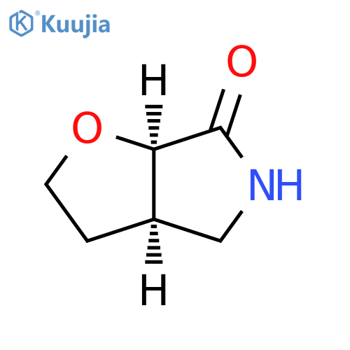 rac-(3aR,6aR)-hexahydro-2H-furo2,3-cpyrrol-6-one structure