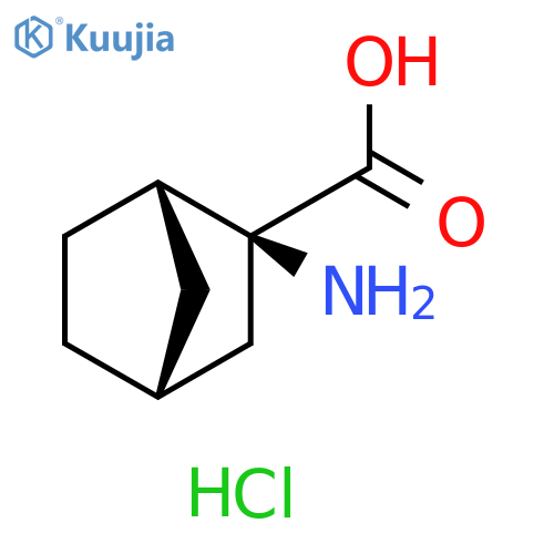 rac-(1R,2R,4S)-2-aminobicyclo2.2.1heptane-2-carboxylic acid hydrochloride structure