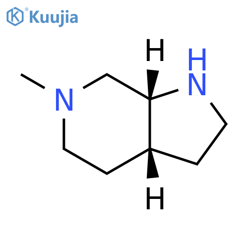 1H-Pyrrolo[2,3-c]pyridine, octahydro-6-methyl-, (3aR,7aR)-rel- structure
