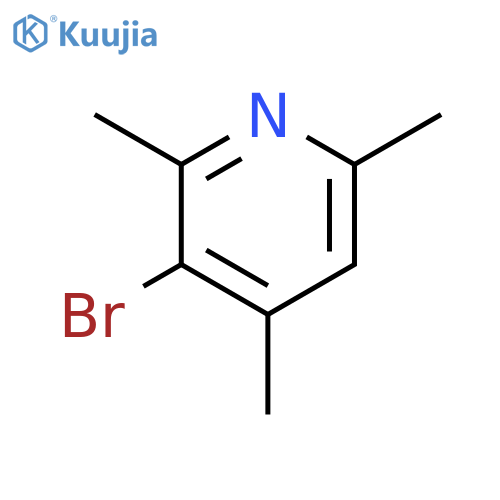 3-bromo-2,4,6-trimethylpyridine structure