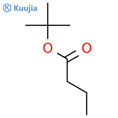 Butanoic acid,1,1-dimethylethyl ester structure