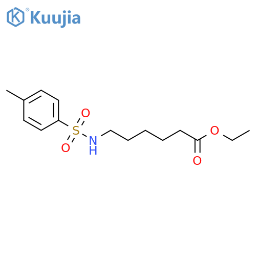 Hexanoic acid, 6-[[(4-methylphenyl)sulfonyl]amino]-, ethyl ester structure