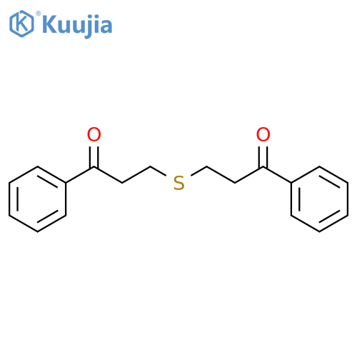 1-Propanone, 3,3'-thiobis[1-phenyl- structure
