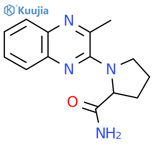 1-(3-Methylquinoxalin-2-yl)pyrrolidine-2-carboxamide structure