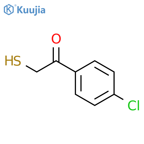 1-(4-chlorophenyl)-2-mercaptoethanone structure