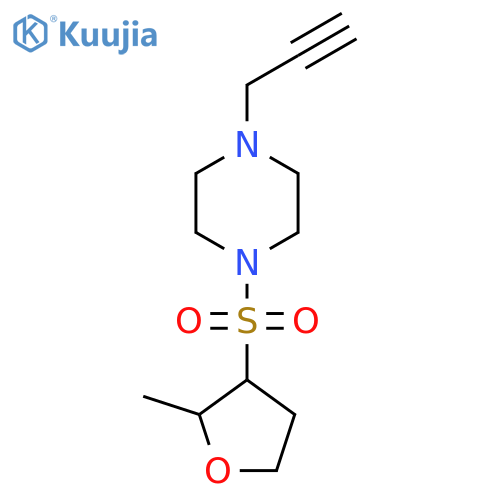1-[(2-Methyloxolan-3-yl)sulfonyl]-4-(prop-2-yn-1-yl)piperazine structure