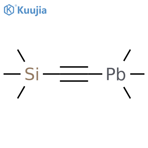 Silane, trimethyl[(trimethylplumbyl)ethynyl]- structure