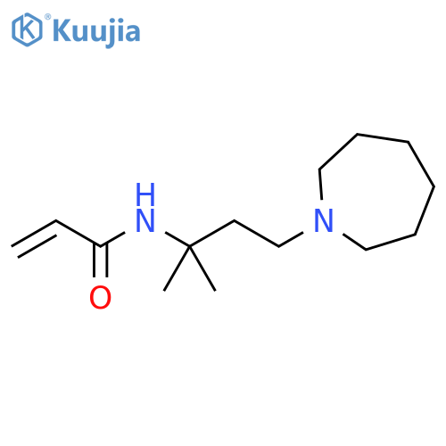N-4-(azepan-1-yl)-2-methylbutan-2-ylprop-2-enamide structure