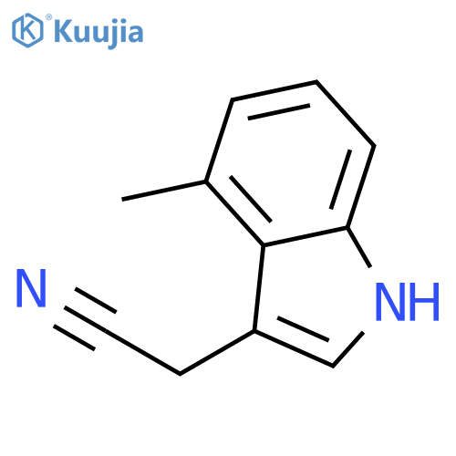 4-Methylindol-3-ylacetonitrile structure