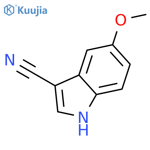 5-Methoxy-1H-indole-3-carbonitrile structure