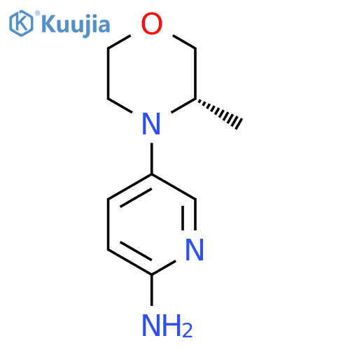 5-[(3S)-3-methylmorpholin-4-yl]pyridin-2-amine structure