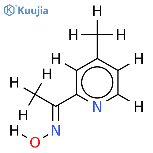 Oxime(E-)-2-Acetyl-4-methylpyridine structure