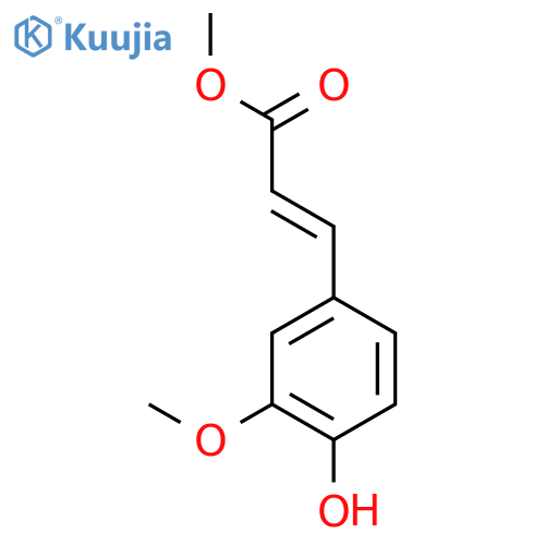 Ferulic acid methyl ester structure
