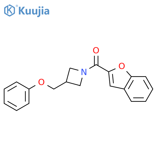 1-(1-benzofuran-2-carbonyl)-3-(phenoxymethyl)azetidine structure