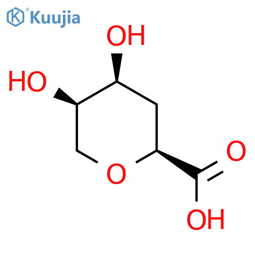 (2S,4S,5R)-4,5-dihydroxyoxane-2-carboxylic acid structure