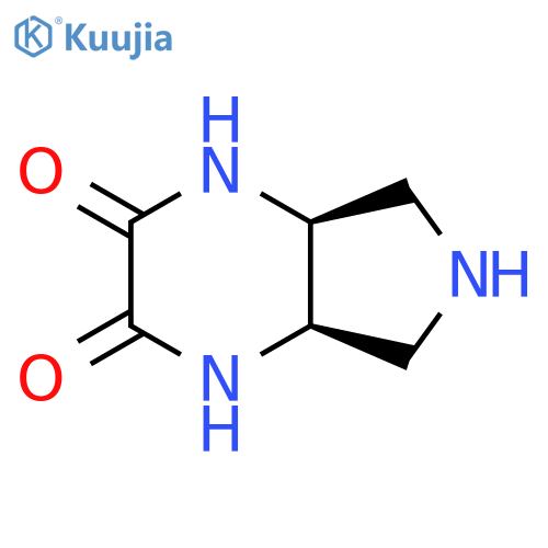 (4aR,7aS)-octahydro-1H-pyrrolo[3,4-b]piperazine-2,3-dione structure