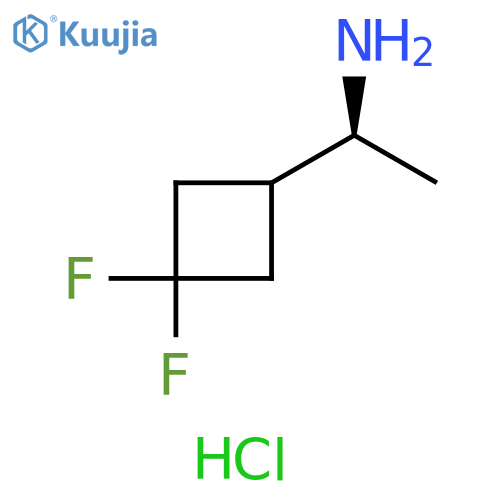 Cyclobutanemethanamine, 3,3-difluoro-α-methyl-, hydrochloride (1:1), (αS)- structure