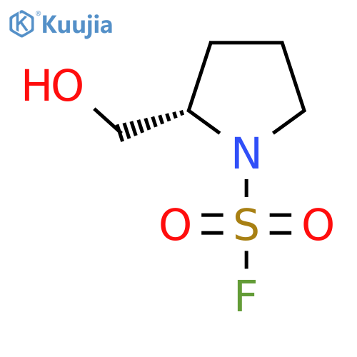 (2S)-2-(Hydroxymethyl)pyrrolidine-1-sulfonyl fluoride structure