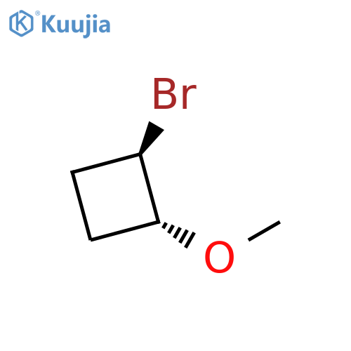 Cyclobutane, 1-bromo-2-methoxy-, (1R,2R)- structure