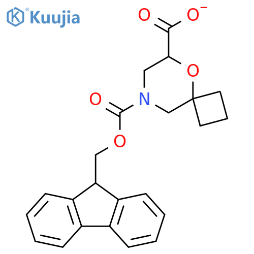 8-(9H-Fluoren-9-ylmethyl) 5-oxa-8-azaspiro[3.5]nonane-6,8-dicarboxylate structure