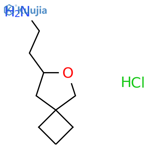 2-(6-Oxaspiro[3.4]octan-7-yl)ethanamine;hydrochloride structure
