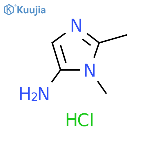 1H-Imidazol-5-amine, 1,2-dimethyl-, hydrochloride (1:1) structure