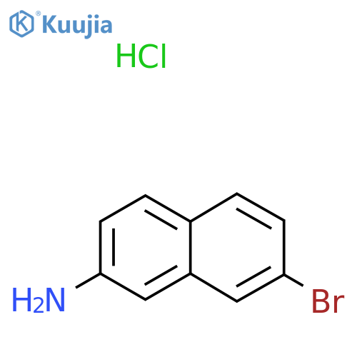7-Bromonaphthalen-2-amine;hydrochloride structure