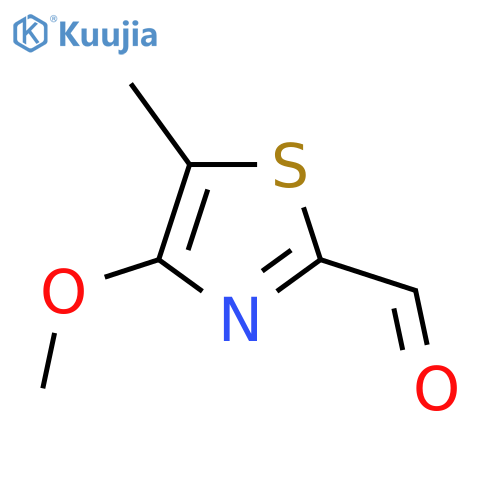 4-Methoxy-5-methyl-1,3-thiazole-2-carbaldehyde structure