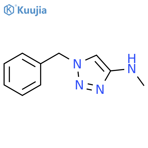 1H-1,2,3-Triazol-4-amine, N-methyl-1-(phenylmethyl)- structure