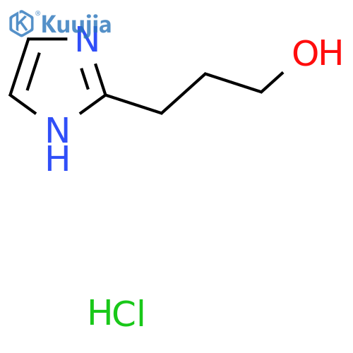 3-(1H-Imidazol-2-yl)propan-1-ol hydrochloride structure