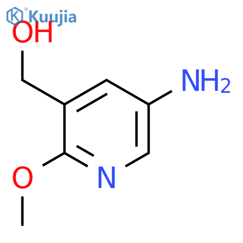 (5-Amino-2-methoxypyridin-3-yl)methanol structure