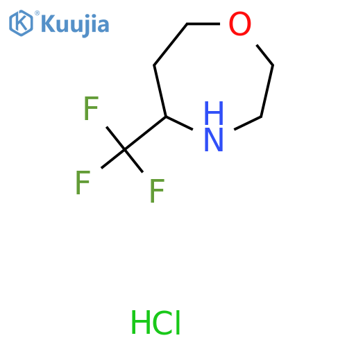 5-(Trifluoromethyl)-1,4-oxazepane hydrochloride structure