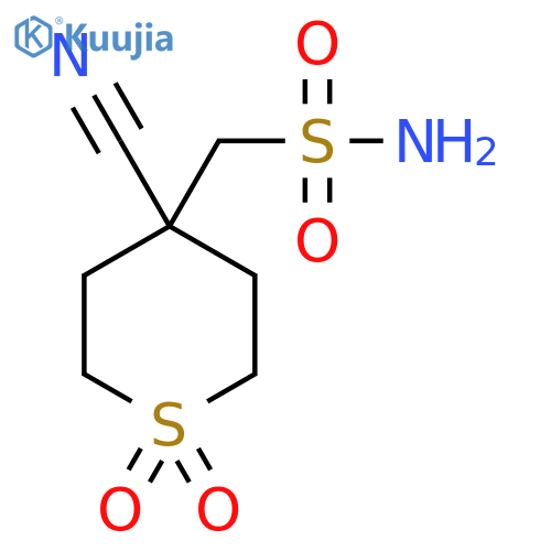 (4-Cyano-1,1-dioxothian-4-yl)methanesulfonamide structure