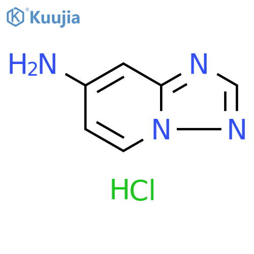 [1,2,4]Triazolo[1,5-a]pyridin-7-amine, hydrochloride (1:1) structure
