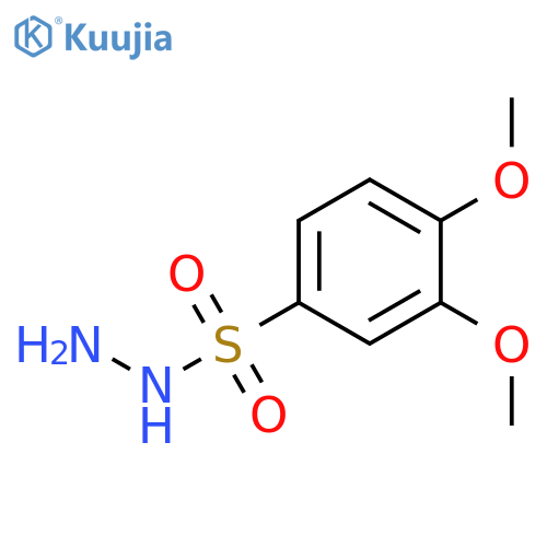 3,4-Dimethoxybenzenesulfonohydrazide structure