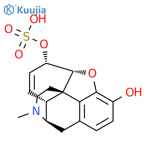 Morphine 6-Sulfate structure