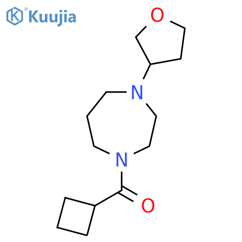 1-cyclobutanecarbonyl-4-(oxolan-3-yl)-1,4-diazepane structure