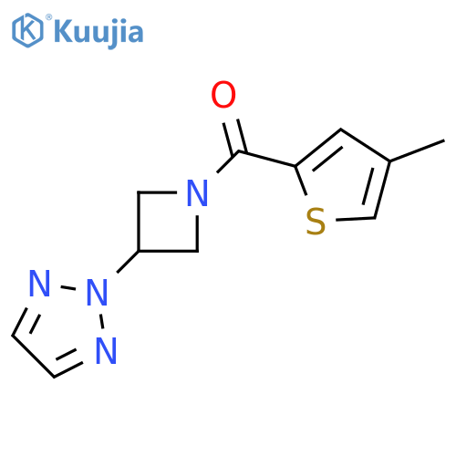2-1-(4-methylthiophene-2-carbonyl)azetidin-3-yl-2H-1,2,3-triazole structure
