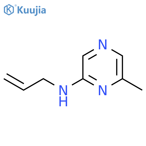 6-methyl-N-(prop-2-en-1-yl)pyrazin-2-amine structure
