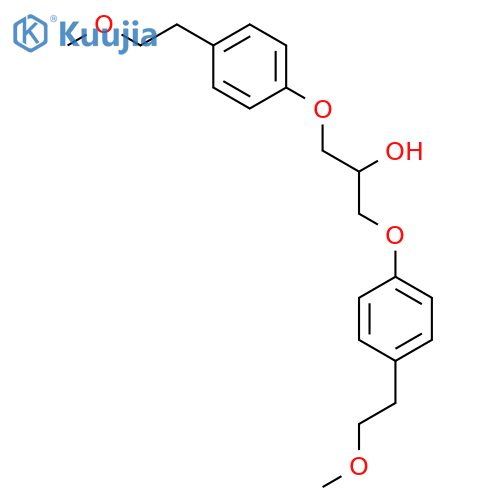 1,3-Bis4-(2-methoxyethyl)phenoxy-2-propanol structure
