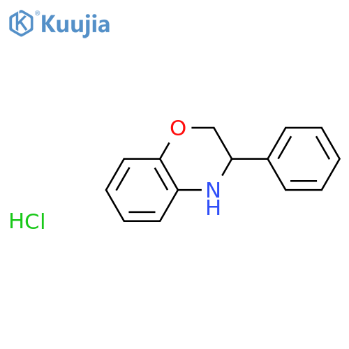 3-phenyl-3,4-dihydro-2H-1,4-benzoxazine hydrochloride structure