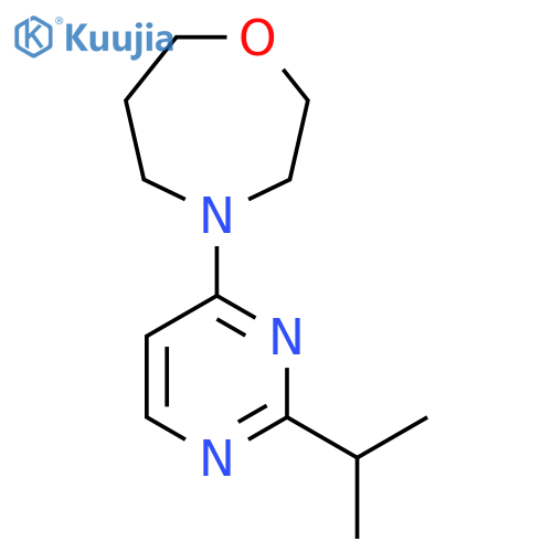4-2-(propan-2-yl)pyrimidin-4-yl-1,4-oxazepane structure