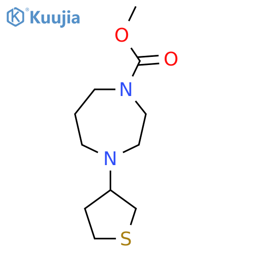 methyl 4-(thiolan-3-yl)-1,4-diazepane-1-carboxylate structure
