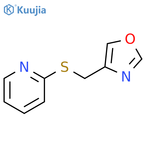 2-{(1,3-oxazol-4-yl)methylsulfanyl}pyridine structure