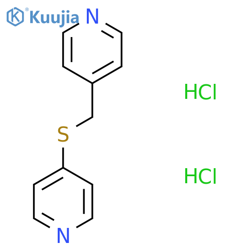 4-(pyridin-4-ylsulfanyl)methylpyridine dihydrochloride structure